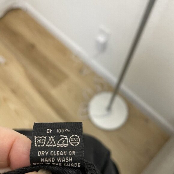 Catharina 100% Linen Minimalist Lagenlook Modern Goth Midi Dress Black size XL - Picture 14 of 14